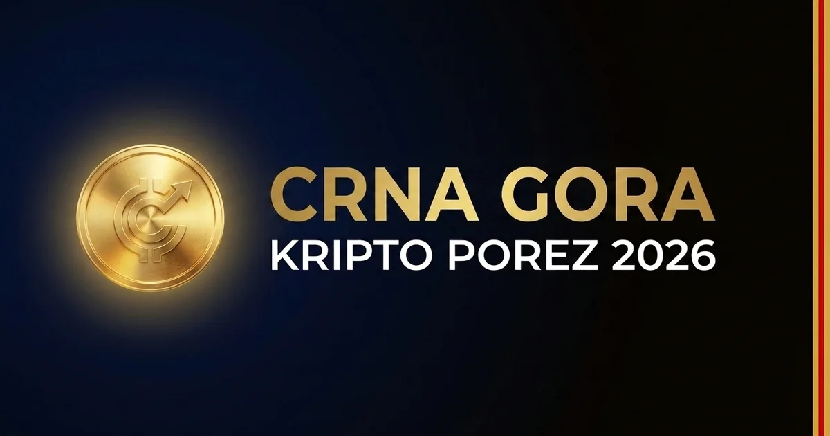 Kripto Porez Crna Gora 2026: 15% Bez Oslobođenja Po Držanju